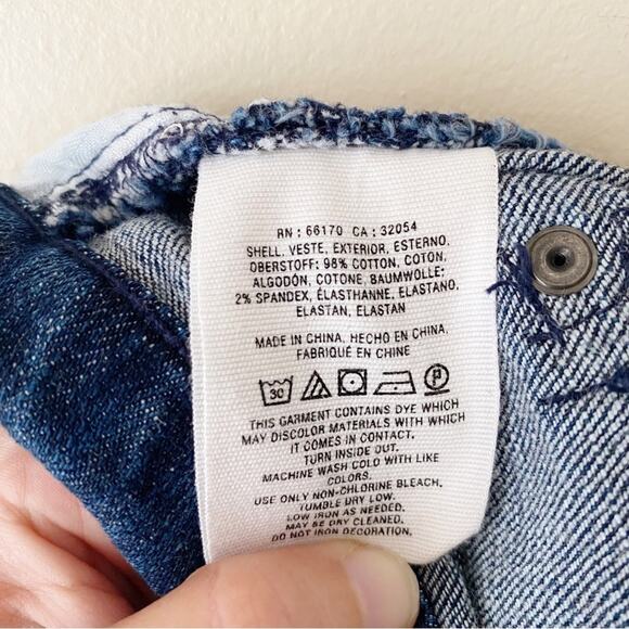 Pilcro & The Letterpress | Slim Boyfriend Sequin Patch Jeans Size 24 Petite - Picture 8 of 8